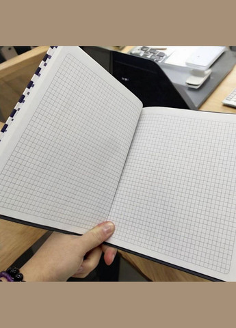 Блокнот у твердій обкладинці (80 л; формат 20х20 см) клітина, мотокіт Лист (752, 753, 759) Аркуш (362432321)