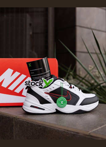 Цветные всесезонные кроссовки Vakko Nike Air Monarch White Black