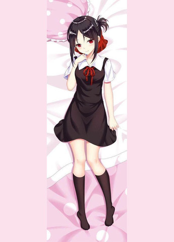 Дакимакура 150 х 50 см Пани Кагуя В Любви, как на войне обнимашка аниме Подушка со съемной наволочкой Viva (346055921)