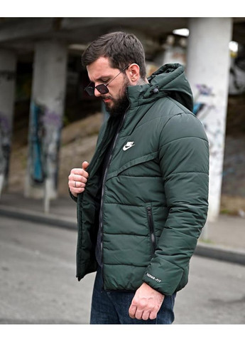 Оливкова зимня зимова чоловіча куртка nk oliva No Brand