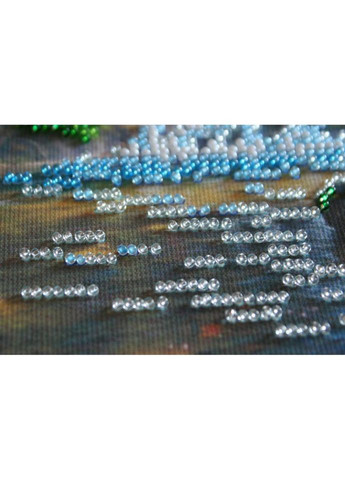 Набір для вишивання бісером "Біля водоспаду" AM-163 15х15 см No Brand (330603196)