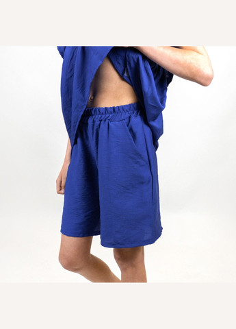 Синій літній костюм для дівчинки топ та шорти blue синій dexter's