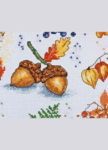 Набор для вышивки мулине ДМС и бисером "Осенний вернисаж", 30х37 см No Brand (340484886)