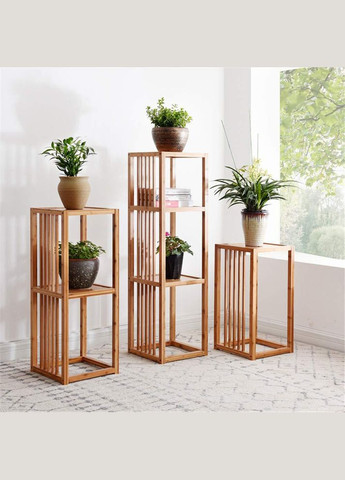 Підставка для квітів з дерева Портиман 1 мускат (ЦВТ-107507) No Brand (328224937)