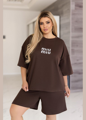 Летний спортивный костюм оверсайз Fashion Girl (336143668)