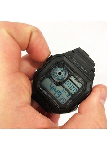 Електронні наручні годинники чоловічі тактичні, Рибальські годинники Спортивні міцні DV-76 Skmei (337342333)