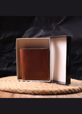 Качественный кожаный мужской кошелек с монетницей Украина 16744 Grande Pelle (331908242)