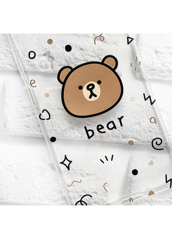 Прозорий чохол на Samsung Galaxy A35 5G (A356):: Ведмедик (принт 76) CASE CONTROL (360702530)