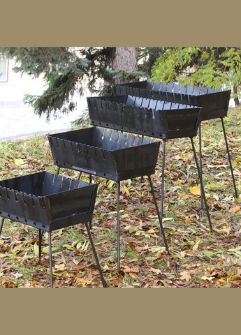 Мангал-чемодан SHOP-PAN на 10 шампуров 3 мм SHOP PAN (322640582)