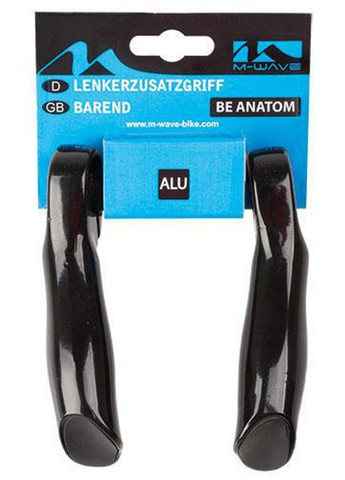 Ріжки Alu Be анатомічні, чорний M-Wave (356453414)