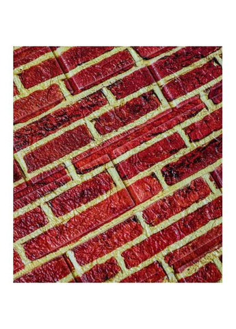 Самоклеюча 3D панель для стін червона Міні цегла 700x770x5мм 3D Loft (300241645)