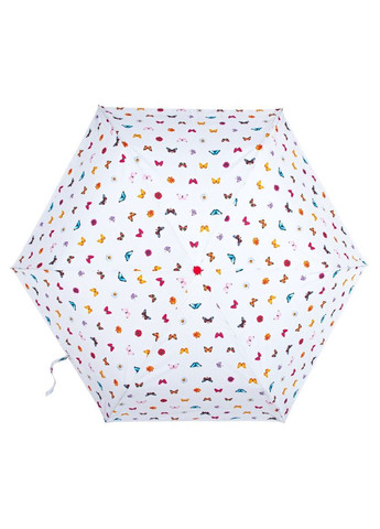 Белый зонты механические superslim2 butterflies and flowers l553-040997 Fulton (316618132)