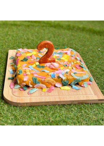 Натуральна веганська посипка для собак Unicorn Sparkles 100% кокос 40 г Cooka's Cookies (387662953)