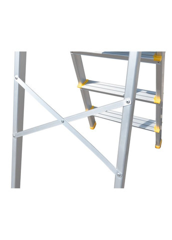 Драбина алюмінієва 6 ступеней, h=1280 мм (79-1106) Mastertool (340909797)