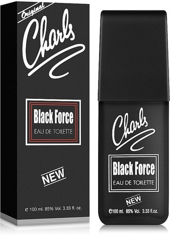 Туалетна вода чоловіча Charls Black Force 100 мл Чарлі блек форс Blue Ocean (317273013)