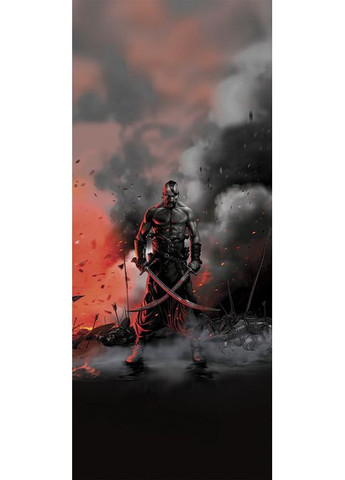 Наклейки на стійки дверей авто 3D TUNING STUDIO Козак 500х220х0.15мм=2штуки No Brand (362498462)