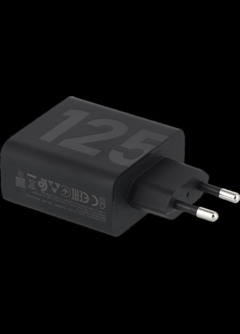 Зарядний пристрій 125W GaN USB + кабель 1 m (SJMC1252) чорний Motorola (303361264)