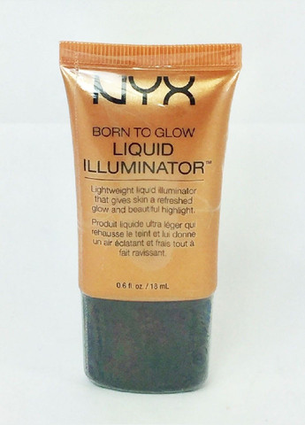 Хайлайтер кремовый Born To Glow Liquid Illuminator (18 мл) Pure Gold Gold pearl (LI03) NYX Professional Makeup (279364250)