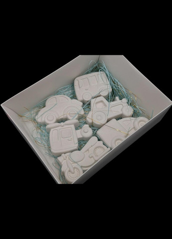 Набор гипсовых фигурок для окраски Транспорт. 6шт. No Brand (329893471)