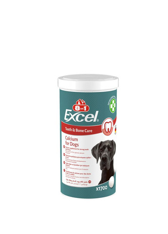 Вітаміни Excel Calcium для цуценят та дорослих собак для зубів та кісток кальцій 1700 шт 8in1 (355254836)