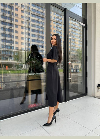 Черное коктейльное, деловое, повседневный, кэжуал, джинсовое, вечернее платье женское Україна однотонное