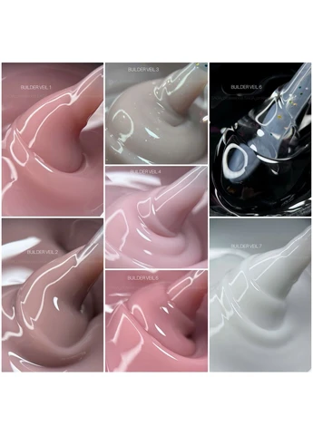 Гель для нарощування Builder Gel Veil №7 15 мл Saga (386095742)