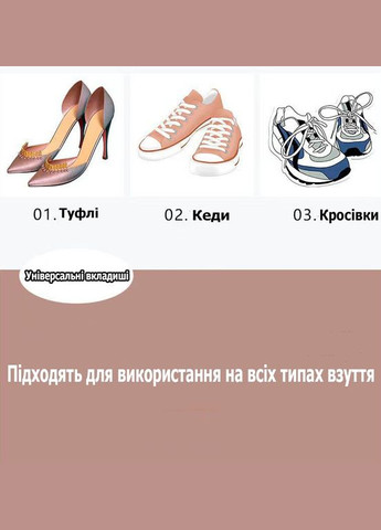 Наклейка на протертую или поврежденную пятку обуви для быстрого ремонта задника белая No Brand (311222454)