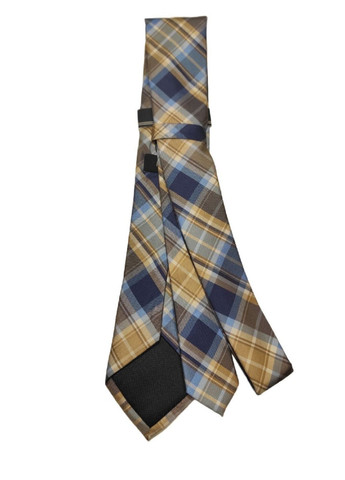 Галстук из шелковой и хлопковой смеси 3NC81355 синий + бежевый Nautica slim fit (369133590)