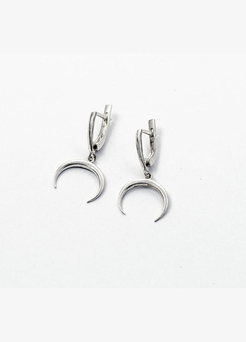 Сережки лунница 9287 Maxi Silver (341540009)
