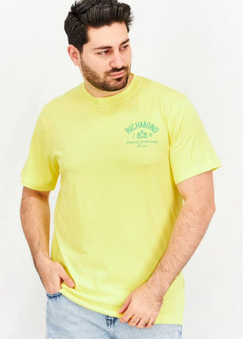 Желтая футболка с коротким рукавом Richmond