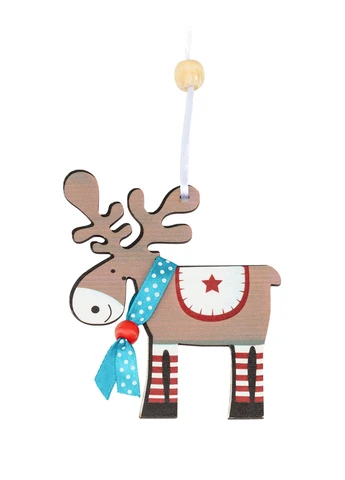 Новогоднее украшение-подвес "Олень" цвет разноцветный CB-00236114 Christmas Magic (319093249)