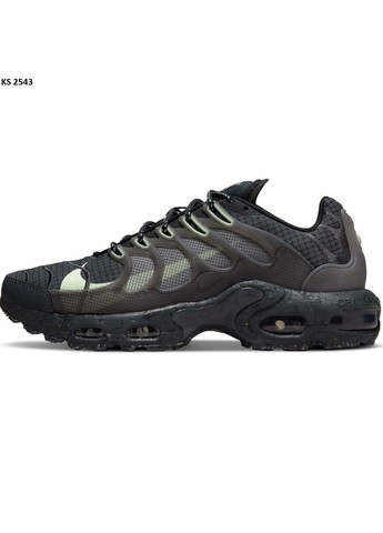 КРОСІВКИ ЖІНОЧІ NIKE AIR MAX TN TERRASCAPE PLUS BLACK BARELY VOLT НАЙК АІР МАКС ТН ПЛЮС No Brand чорні демісезони (369387522)