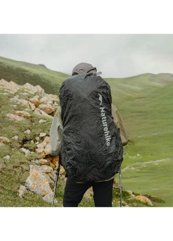 Чехол для рюкзака CNK2450PJ010, M, черный Naturehike (393990844)