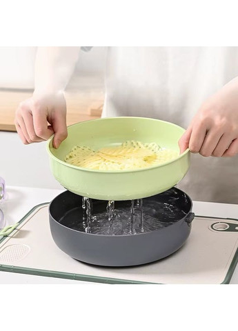 Багатофункціональна терка-овочерізка 9 в 1 універсальна терка для овочів ручний подрібнювач (VC91-G) No Brand (360867120)