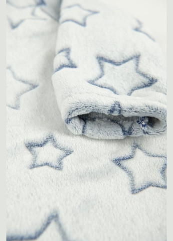 Дитячий теплий чоловічок Зірочки велсофт сірий Україна (315050018)