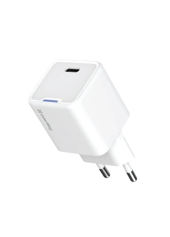 Сетевое зарядное устройство ColorWay CWCHS052PDWT GaN Mini 25W PD Port PPS USB-C White None (403331230)