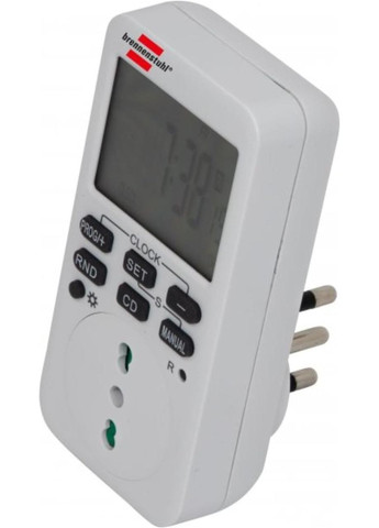 Цифровий тижневий таймер для оптимізації енергоспоживання (італійська розетка) Brennenstuhl (301349283)