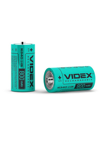 Аккумулятор литийионный 16340 800mAh (23809) Videx (282312748)