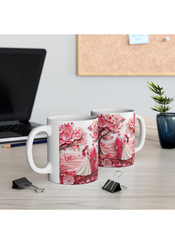 Керамічна чашка з дизайном "Пара закоханих"-2 No Brand (368671298)