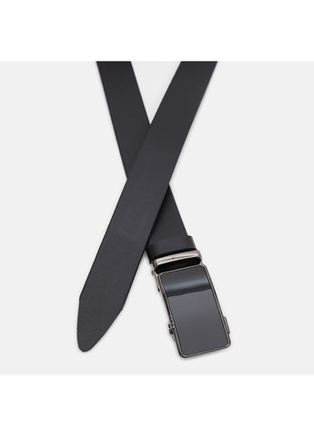 Мужской кожаный ремень 115v1genav42-black Borsa Leather (291683146)