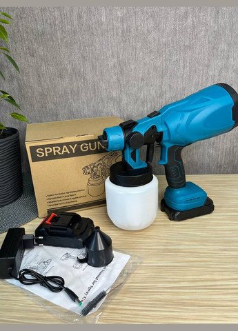 Аккумуляторный краскопульт с регулировкой ширины 24v с аккумулятором в комплекте Lucky Day Shop (327096705)