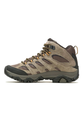 Коричневые осенние ботинки moab 3 mid mns Merrell