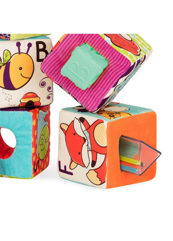 Розвивальні М'які Кубики-Сортери Abc S2 Battat (343051831)