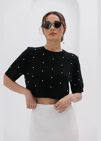 Женская вязаная футболка Arjen - (295185340)