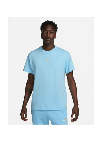Голубая футболка мужская sportswear light blue Nike