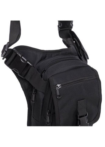 Сумка тактическая на бедро SILVER (нейлон, оксфорд 900D, р-р 25х18х6см, 3л, Черный) (TY-9001_Черный) SILVER KNIGHT (361436446)
