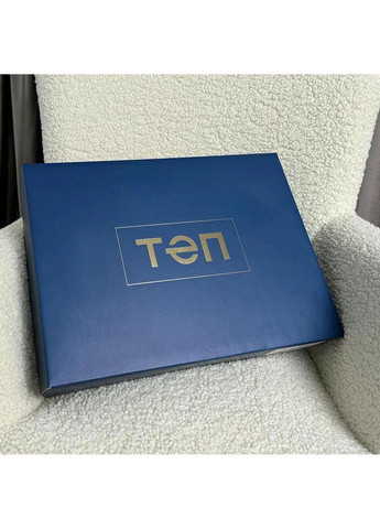 Постільна білизна євро Сатин Stripe Macchiato 2-04120-28495 200х215 см кавова ТЕП (336328730)