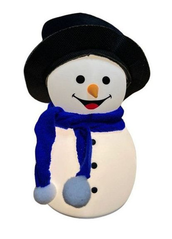 Дитячий силіконовий нічник Сніговик Snowman LJC-118 світильник акумуляторний іграшка для сну No Brand (317619368)