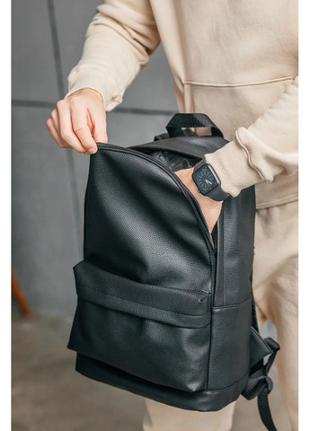 Рюкзак CalmSkin Black - еко-шкіра, формат 41×28×14 No Brand (370639346)