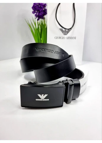 Подарочный Бокс для Мужчины Кожаный Ремень и Кошелек Armani Мужской Набор на День Рождения в Коробке от Армани Giorgio Armani (400261974)